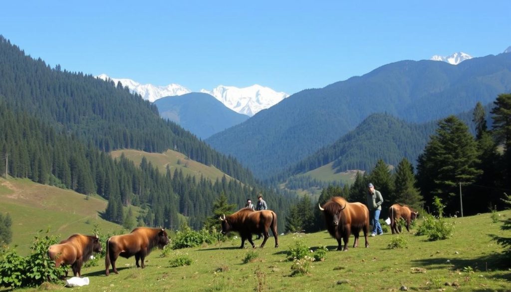 Conservation efforts at Himalayan Takin Conservation Area Conservation efforts at Himalayan Takin Conservation Area
