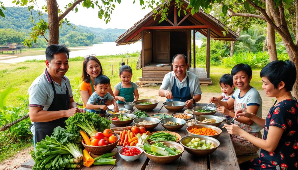 Cultural activities in Vientiane - cooking classes for families Cultural activities in Vientiane - cooking classes for families