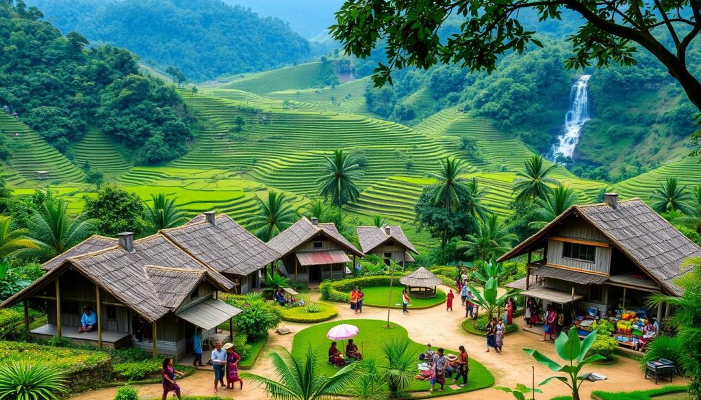 Cultural experiences in Laos at ethnic villages Cultural experiences in Laos at ethnic villages