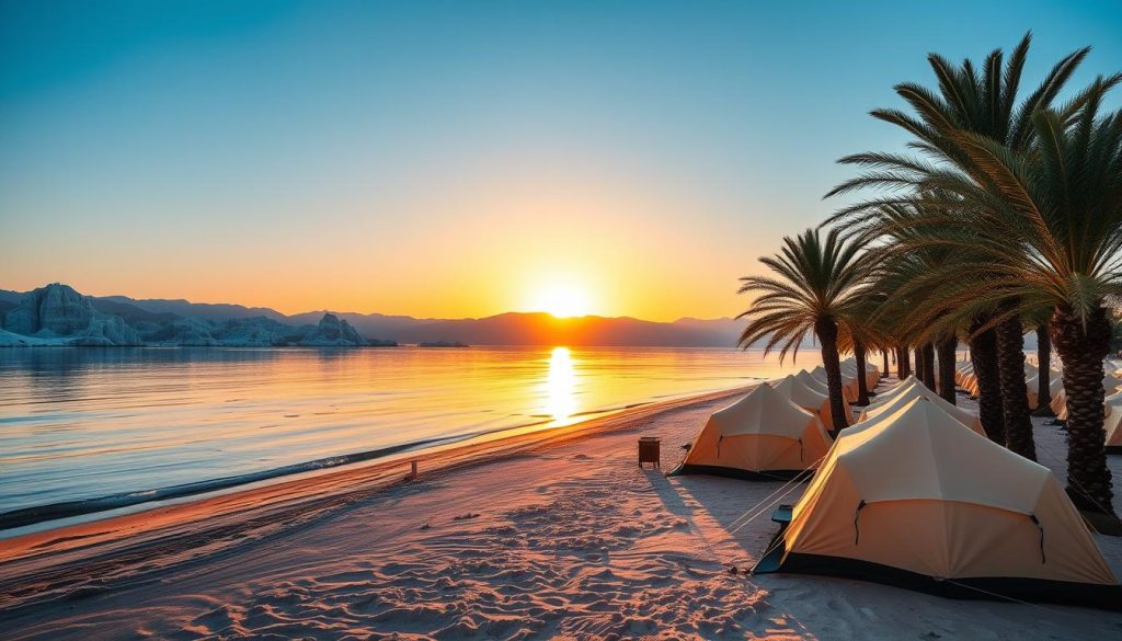 Dead Sea camping sites showcasing unique natural beauty and health benefits. Dead Sea camping sites showcasing unique natural beauty and health benefits.