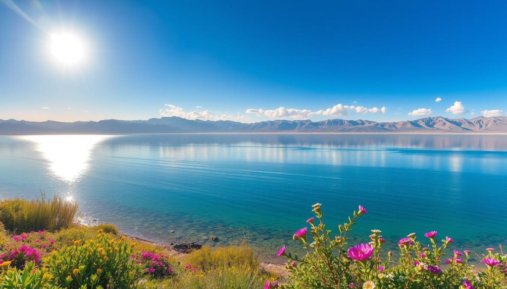 Dead Sea in spring Dead Sea in spring