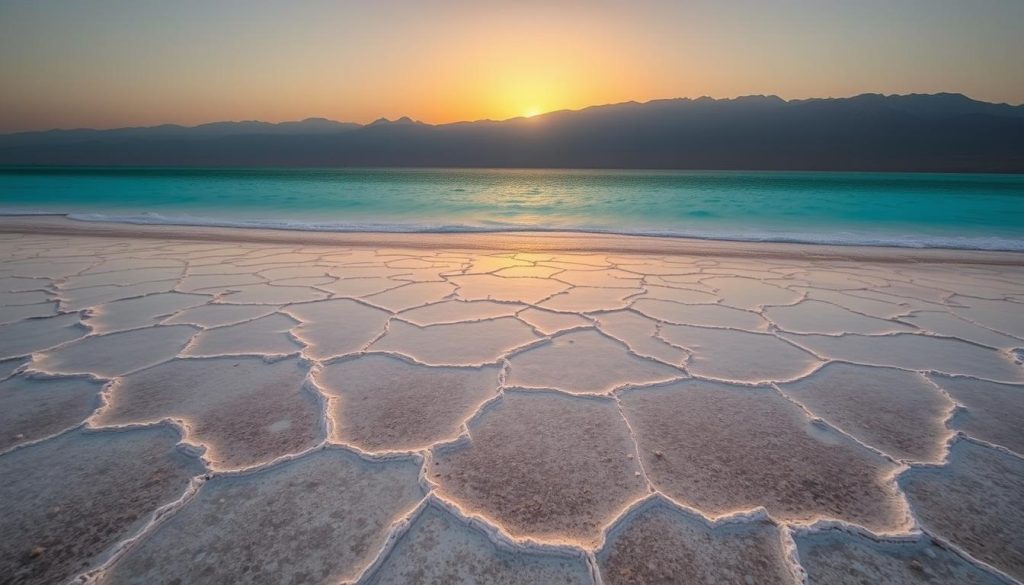 Dead Sea salt lake features Dead Sea salt lake features