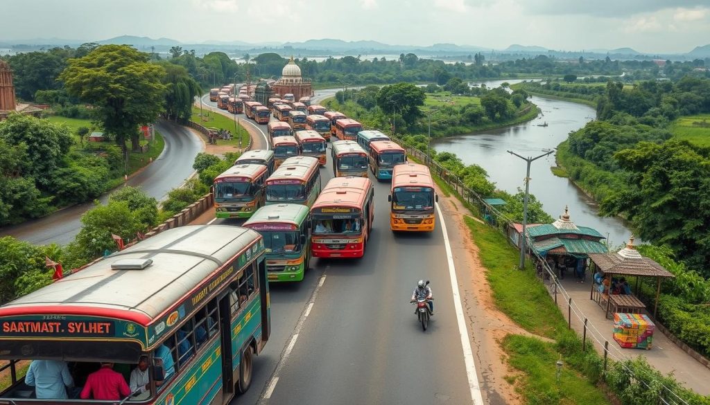 Dhaka to Sylhet bus routes Dhaka to Sylhet bus routes