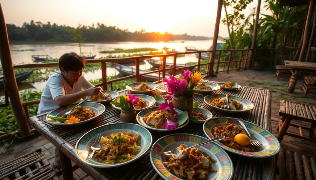 Dining on Don Khone Dining on Don Khone