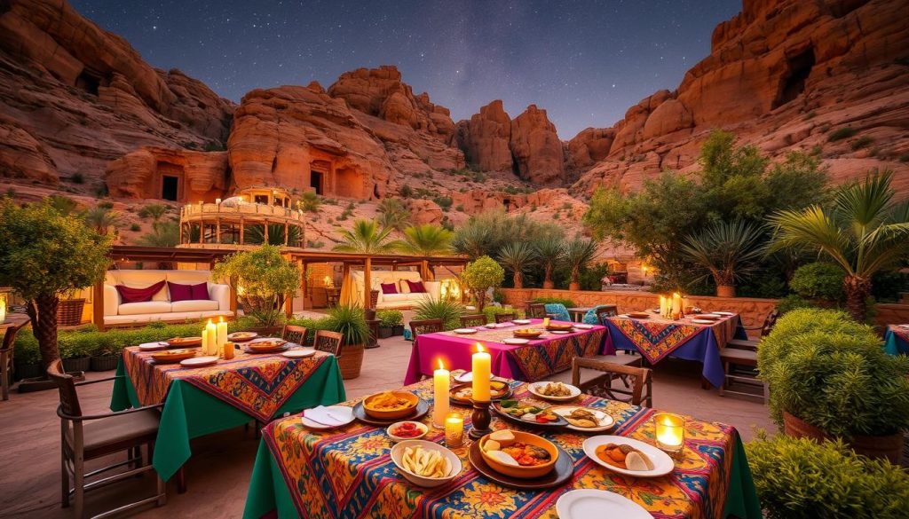 Dining options around Petra Dining options around Petra