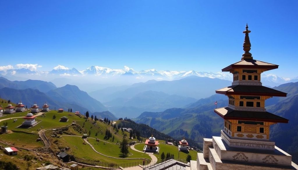 Dochula Pass scenic views Dochula Pass scenic views