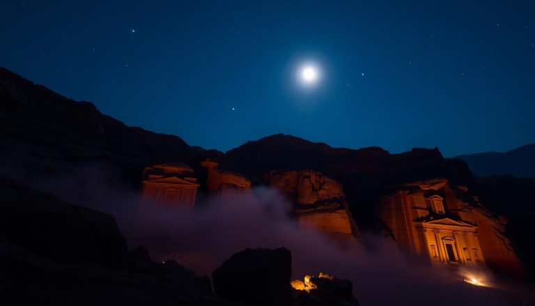 Does Petra get cold at night?