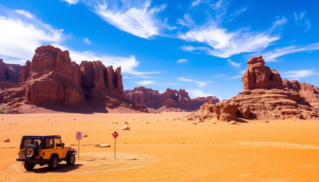 Driving restrictions in Wadi Rum Driving restrictions in Wadi Rum