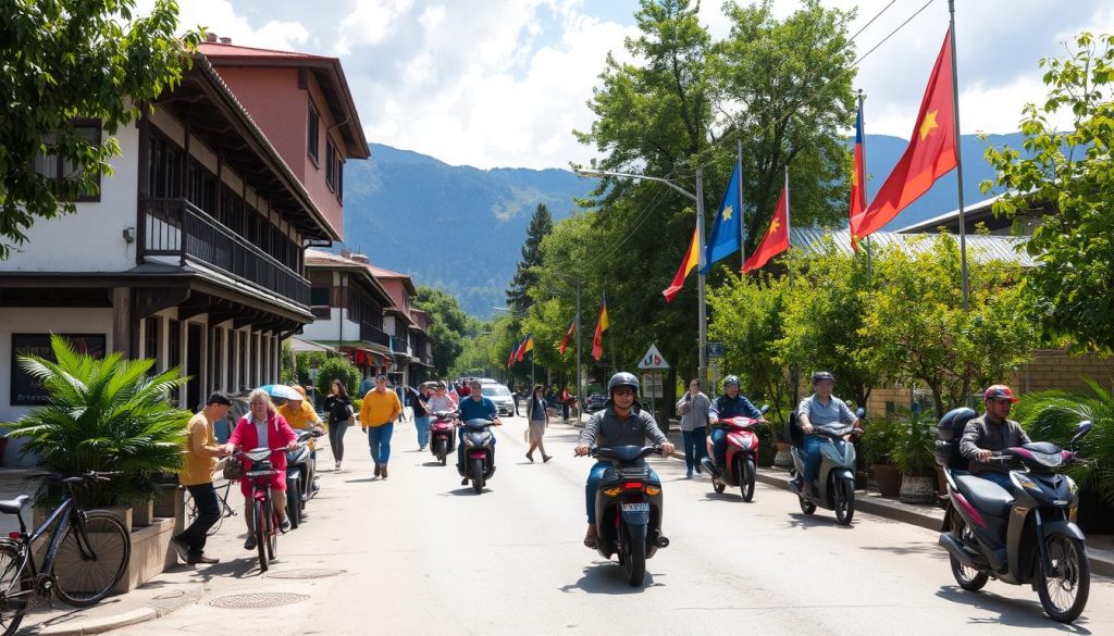 Eco-friendly transportation in Thimphu Eco-friendly transportation in Thimphu