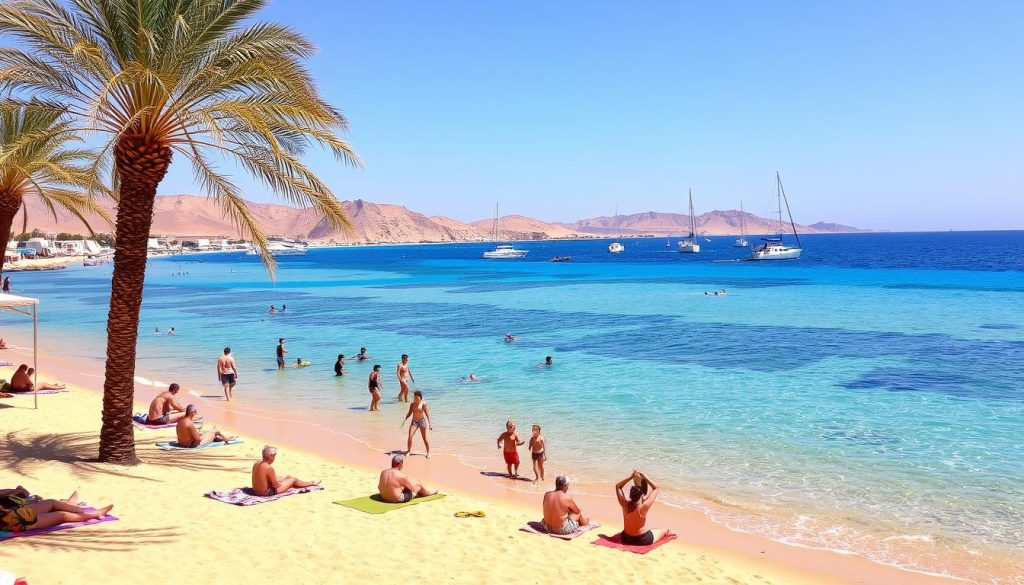 Eilat beach activities Eilat beach activities