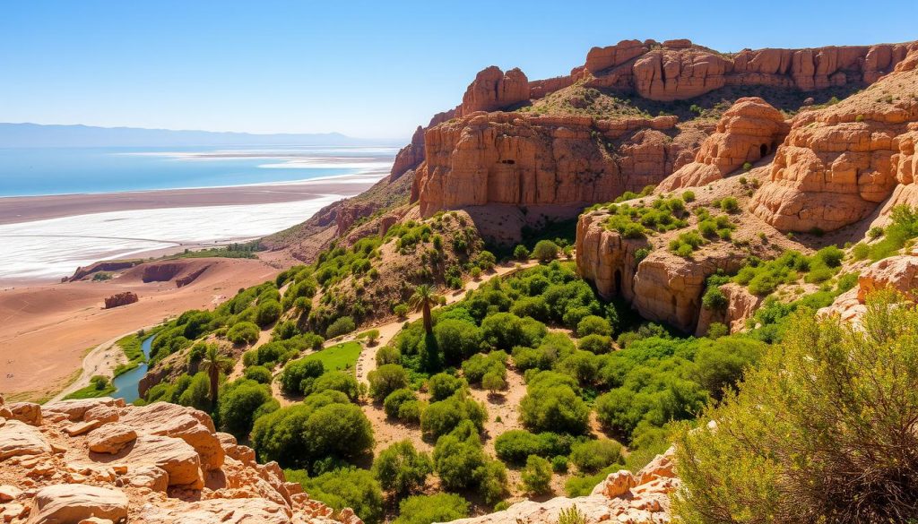 Ein Gedi geographic features Ein Gedi geographic features