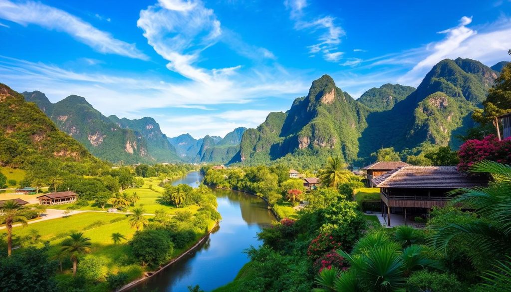 Enchanting Vang Vieng Enchanting Vang Vieng