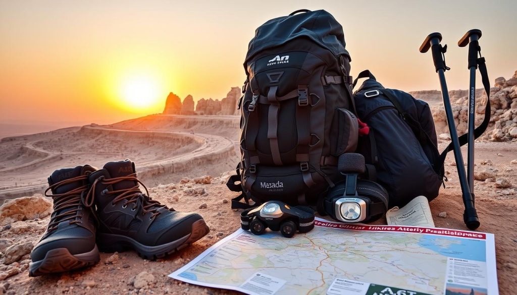 Essential gear for Masada sunrise hike Essential gear for Masada sunrise hike