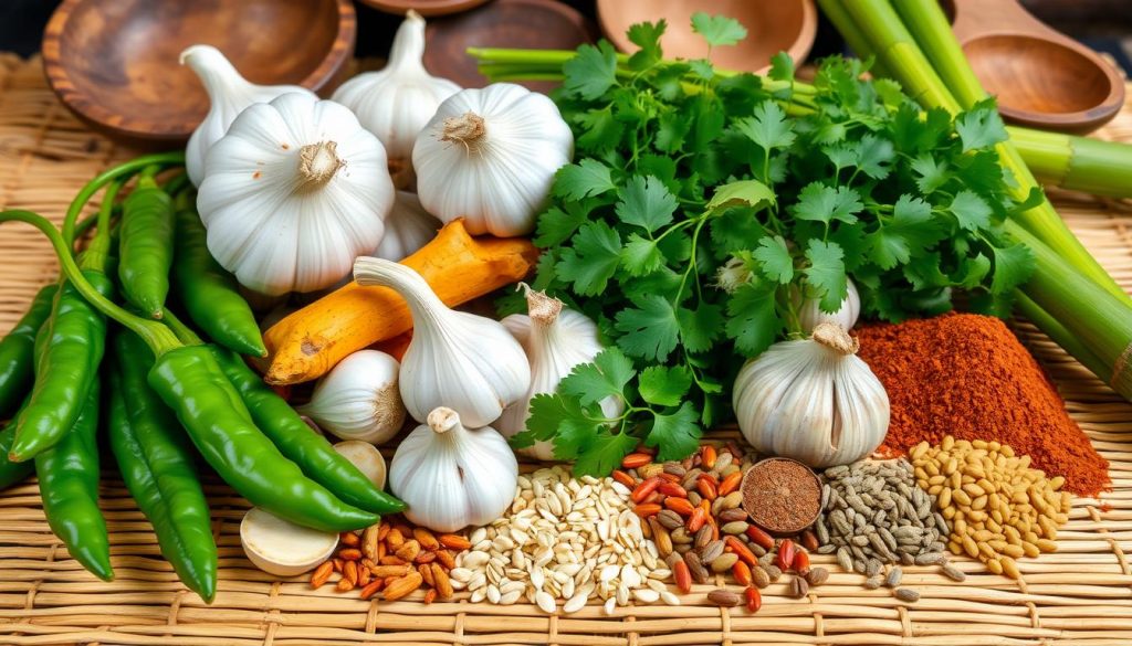 Essential ingredients for authentic Burmese recipes Essential ingredients for authentic Burmese recipes