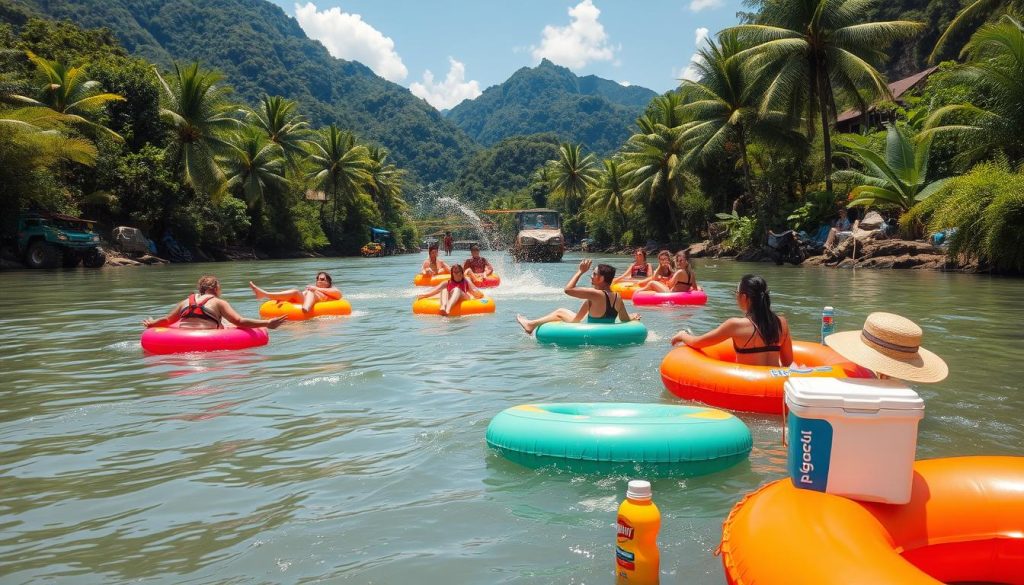 Essentials for tubing in Vang Vieng Essentials for tubing in Vang Vieng