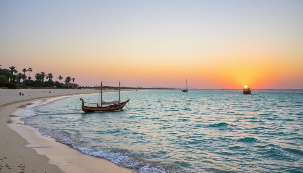 Exploring Doha's coastline Exploring Doha's coastline