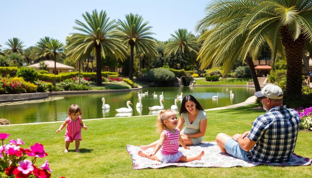 Family at Al Wakrah Public Garden Family at Al Wakrah Public Garden