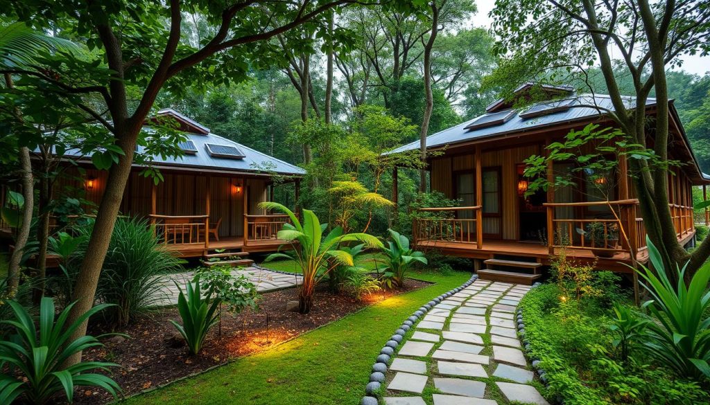 Features of eco-friendly lodging in Sundarbans Features of eco-friendly lodging in Sundarbans