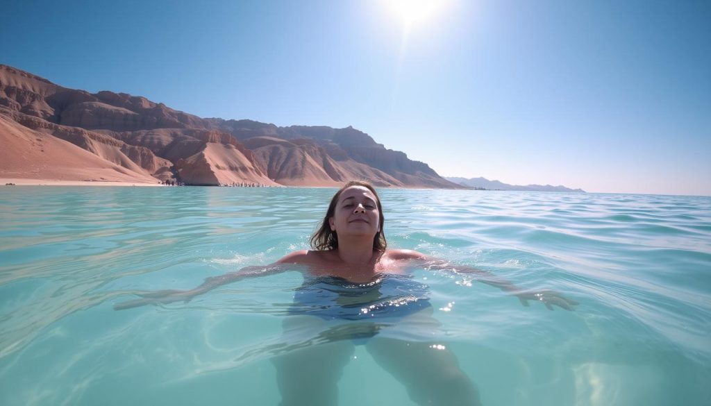 Floating in the Dead Sea Floating in the Dead Sea