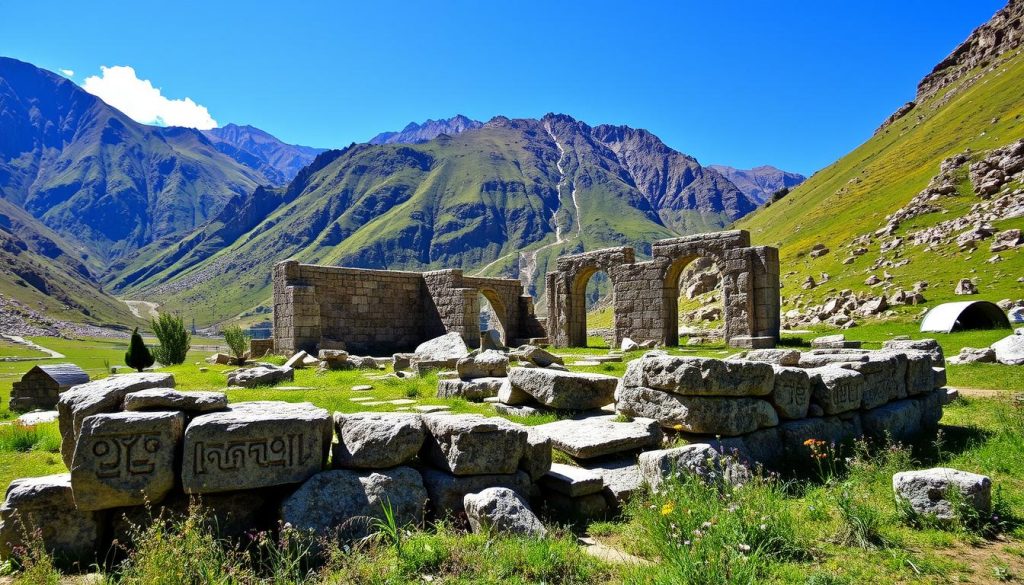 Gulmit Ruins in Hunza Valley Gulmit Ruins in Hunza Valley