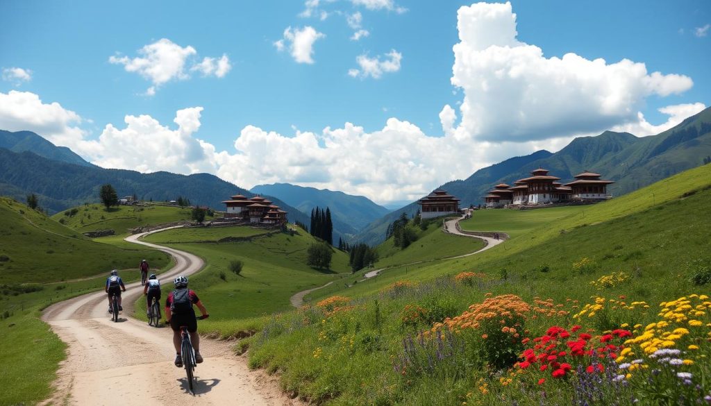 Haa Valley cycling scenery Haa Valley cycling scenery