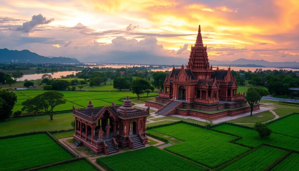 Historical landmarks in Pakse Historical landmarks in Pakse