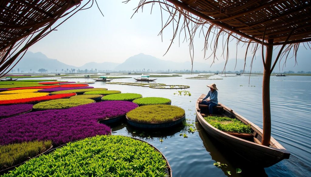 History of floating gardens Inle History of floating gardens Inle