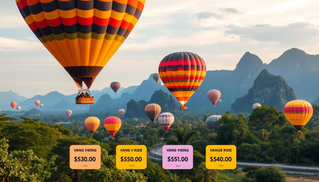 Hot air balloon rides Vang Vieng prices Hot air balloon rides Vang Vieng prices