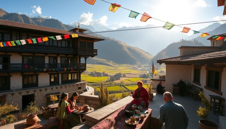 How can I experience Bhutanese hospitality in Haa Valley?