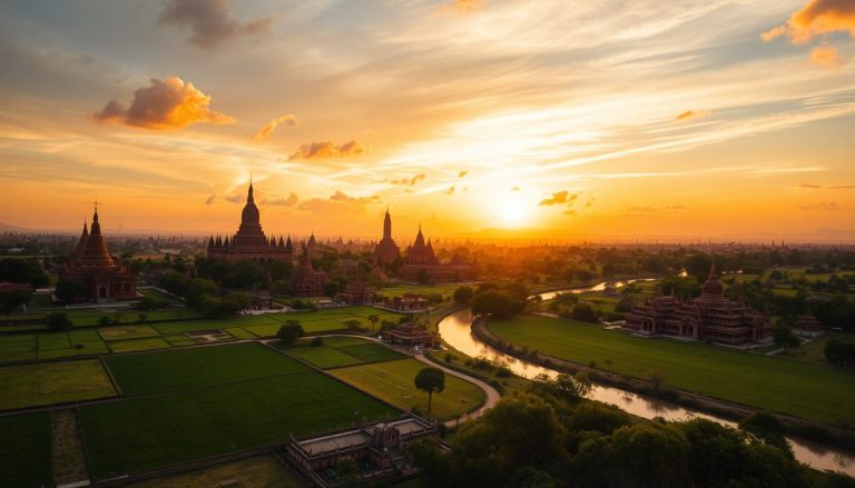 How can I explore Bagan's archaeological sites?