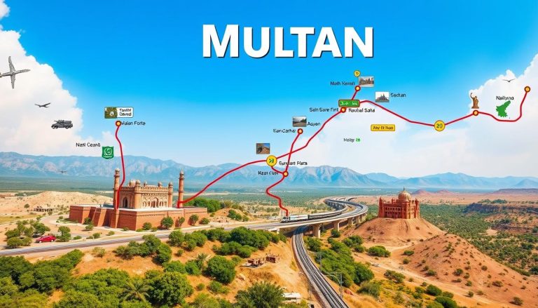 How can I reach Multan?