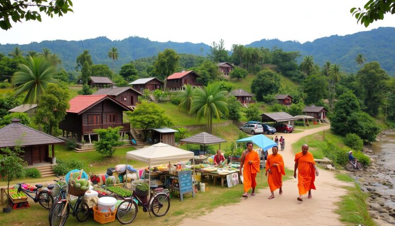 How can I travel responsibly and sustainably in Luang Prabang?