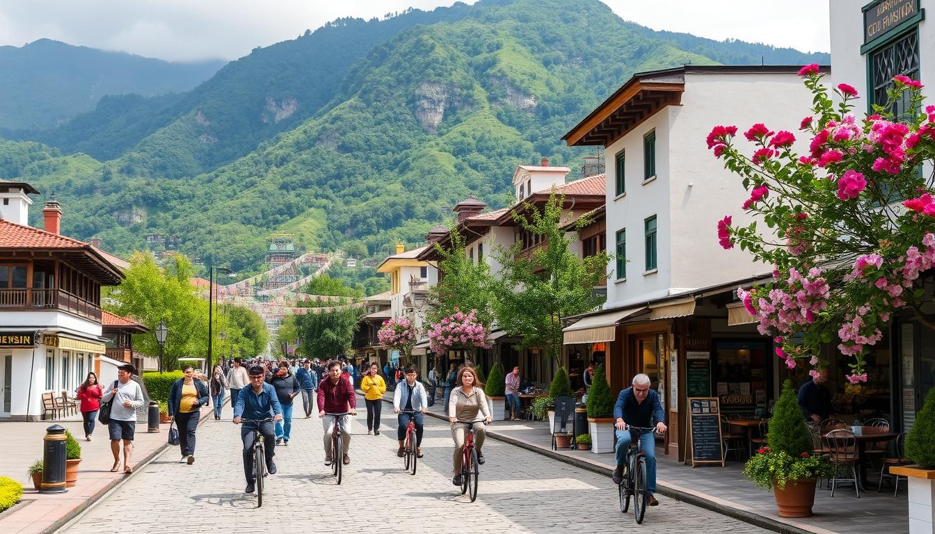 How do I get around Thimphu without a car?