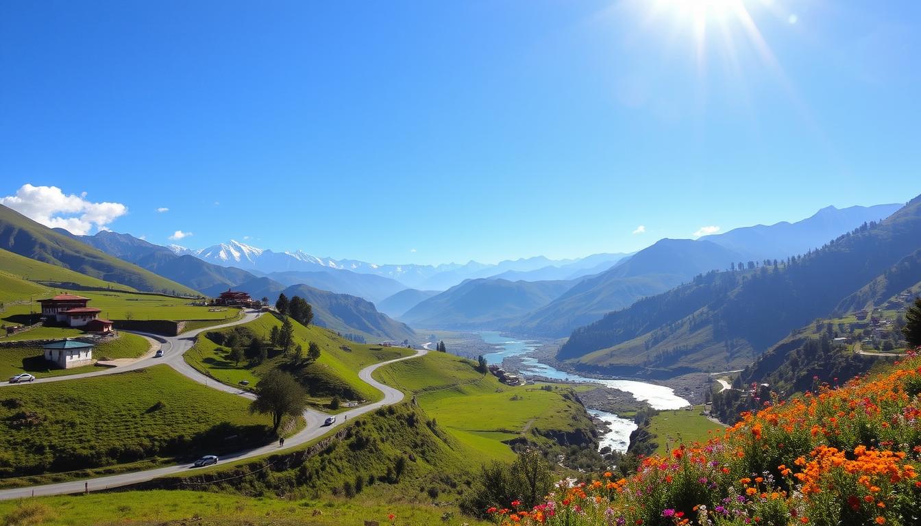 How do I travel from Paro to Haa Valley?
