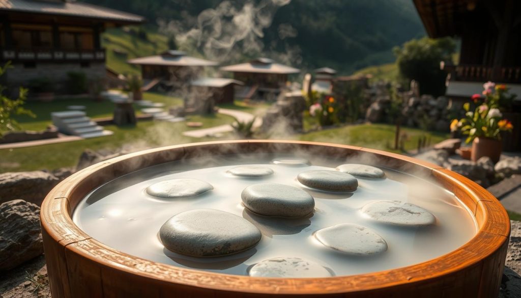 How hot stone baths work How hot stone baths work