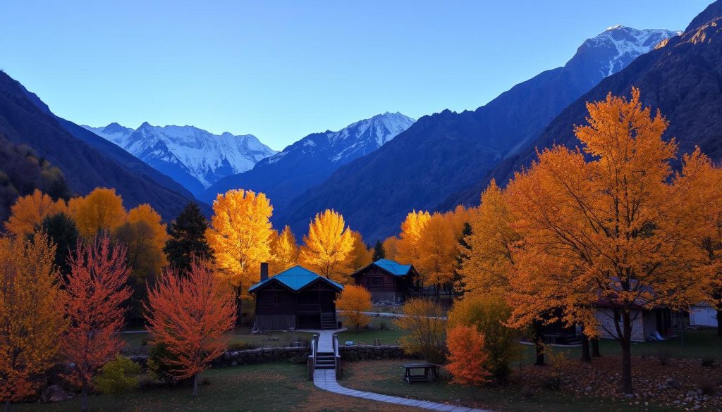 Hunza Valley autumn accommodations Hunza Valley autumn accommodations