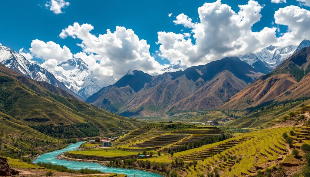 Hunza Valley landscape Hunza Valley landscape