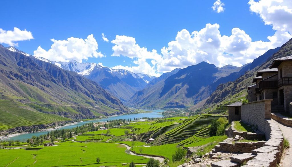 Hunza Valley landscape Hunza Valley landscape