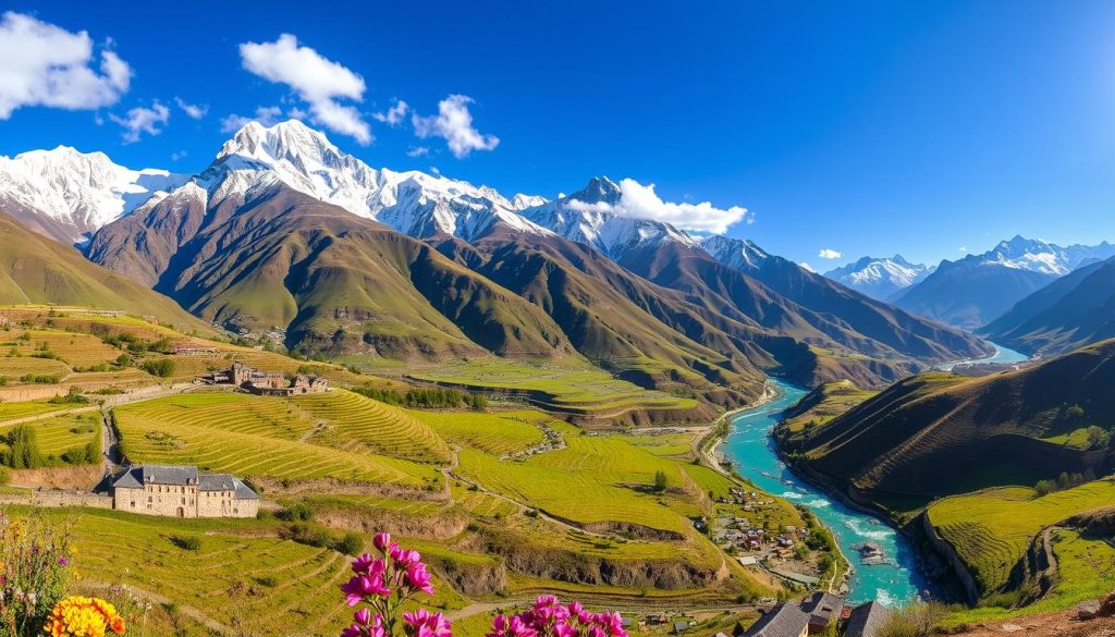 Hunza Valley landscape Hunza Valley landscape