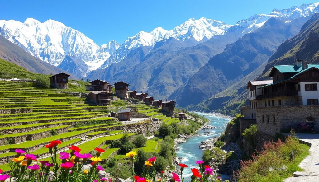 Hunza Valley mountain villages Hunza Valley mountain villages
