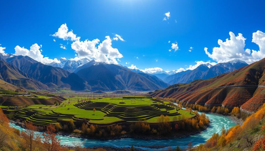 Hunza Valley scenic view Hunza Valley scenic view