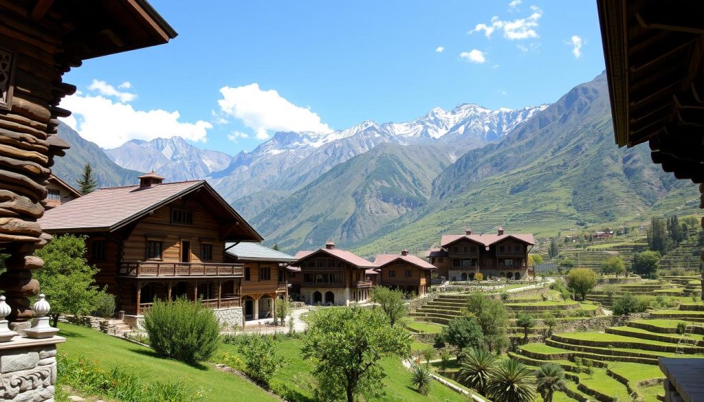 Hunza traditional homes Hunza traditional homes