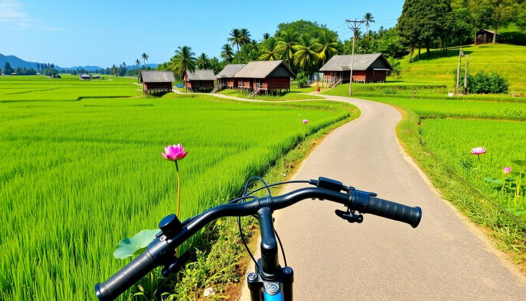 Inle Lake bike routes Inle Lake bike routes