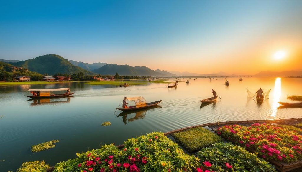 Inle Lake excursion boat trip itinerary Inle Lake excursion boat trip itinerary
