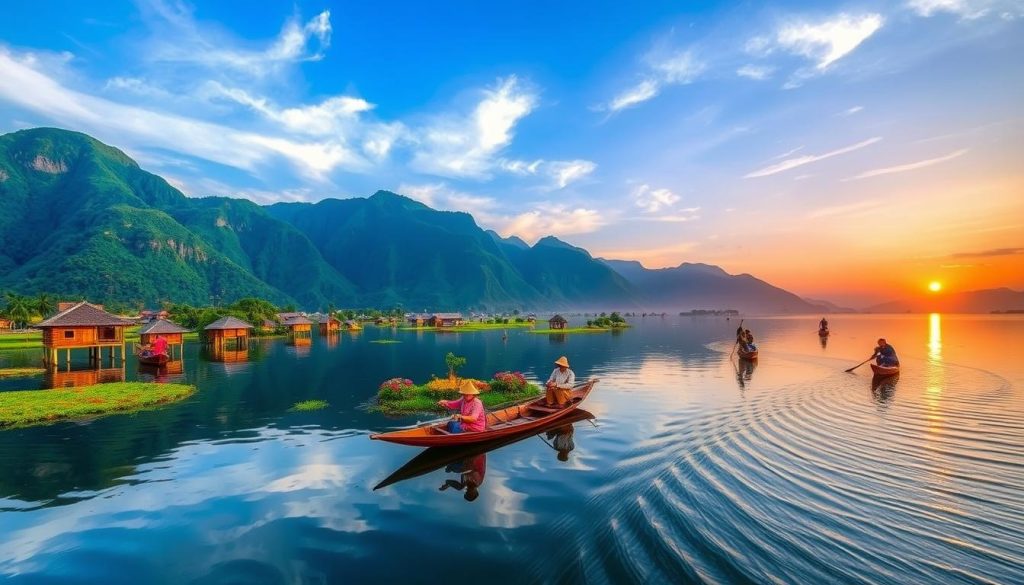 Inle Lake location Inle Lake location