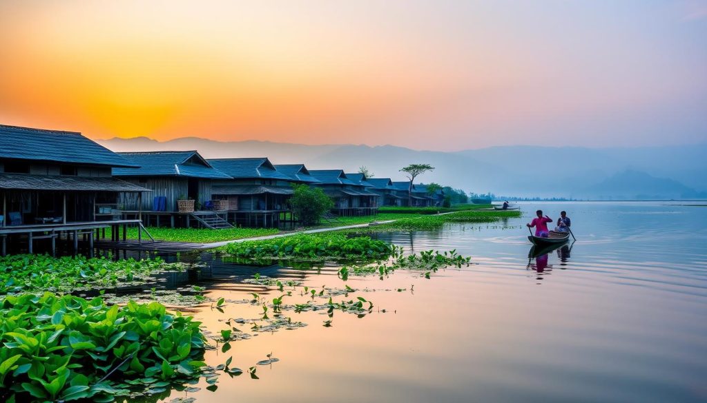Inle Lake scenic view Inle Lake scenic view