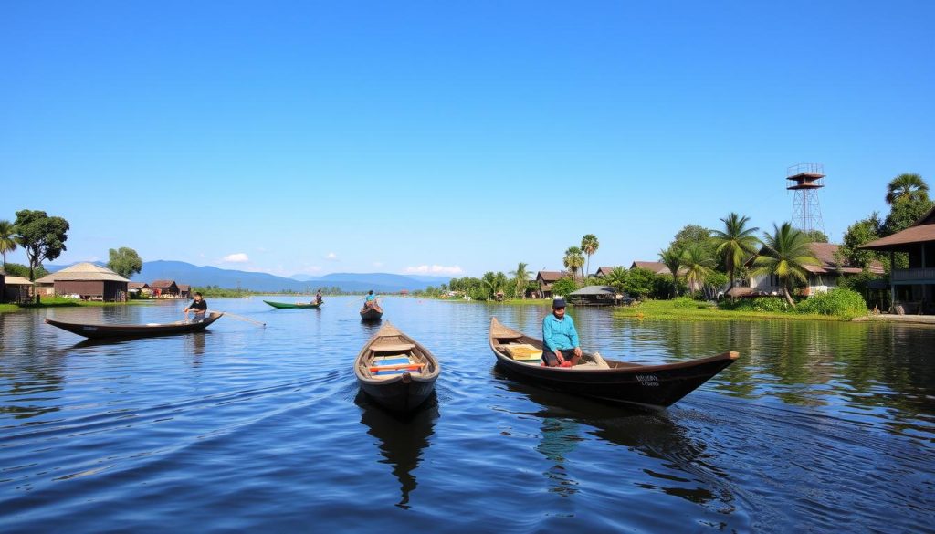 Inle Lake transportation Inle Lake transportation