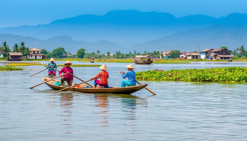 Intha people lake-dwelling culture Intha people lake-dwelling culture