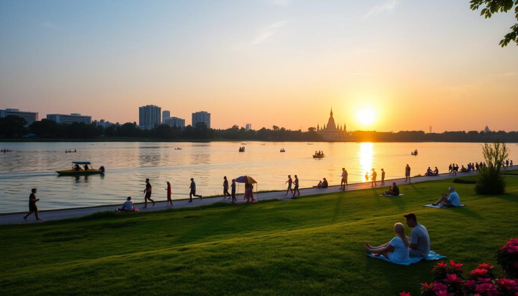Inya Lake outdoor activities in Yangon Inya Lake outdoor activities in Yangon