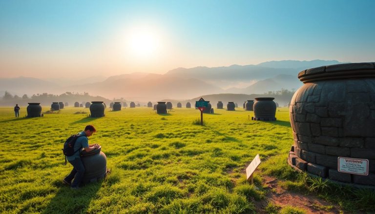 Is it safe to visit the Plain of Jars independently or with a tour?